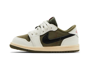 Travis Scott x Air Jordan 1 Retro Low OG SP TD Reverse Olive / Medium Olive