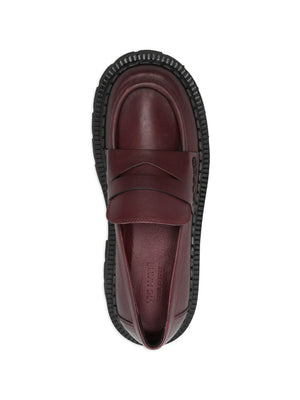 platform heeled loafers