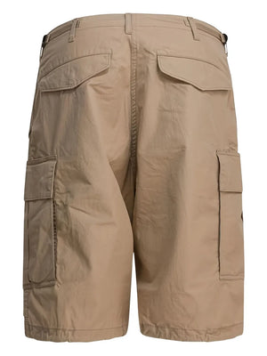cargo-pocket cotton shorts