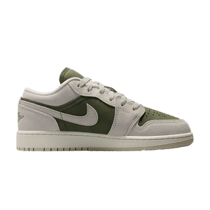 Air Jordan 1 Low SE GS Medium Olive Sail