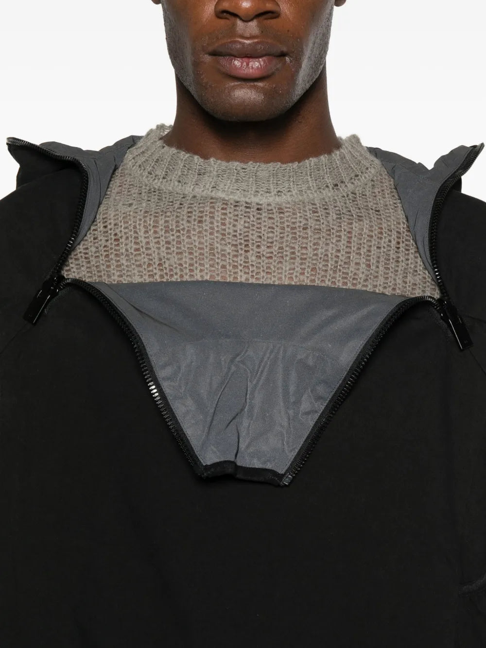 Interlucent reversible windbreaker