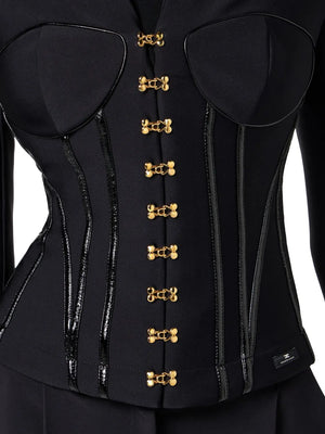 corset-detailed jacket