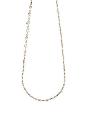logo-chain necklace