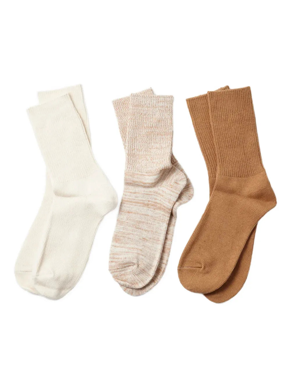 organic cotton ribbed socks (pack of three)