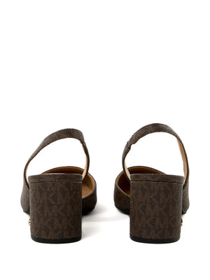57mm monogram slingback pumps