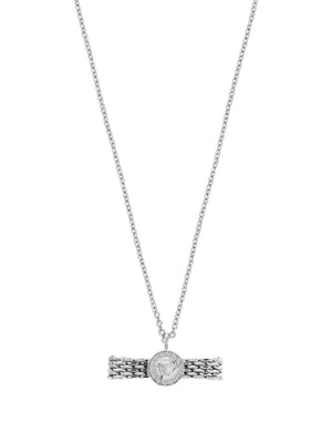 Medusa-embellished chain necklace