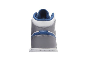 Air Jordan 1 Mid GS Cement True Blue