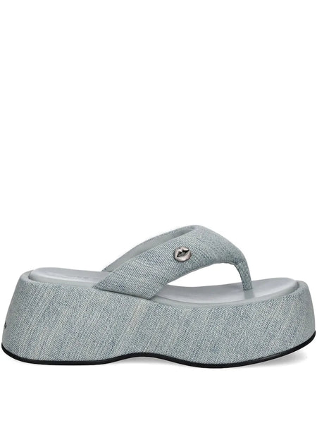 denim slides