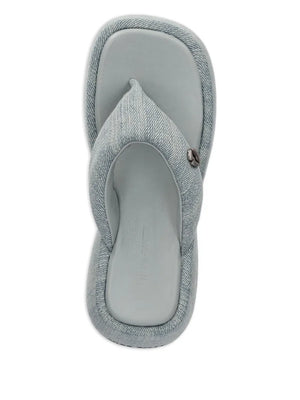 denim slides