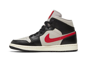 Wmns Air Jordan 1 Mid 'Black College Grey'