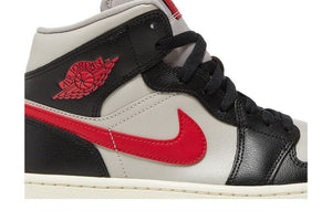 Wmns Air Jordan 1 Mid 'Black College Grey'