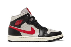 Wmns Air Jordan 1 Mid 'Black College Grey'
