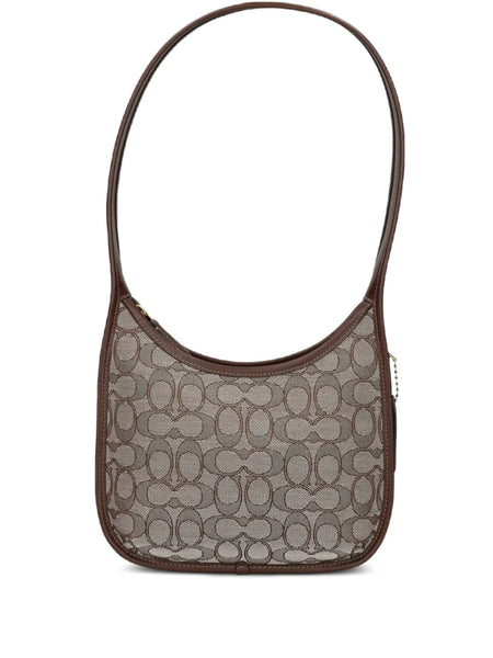 monogram-pattern shoulder bag