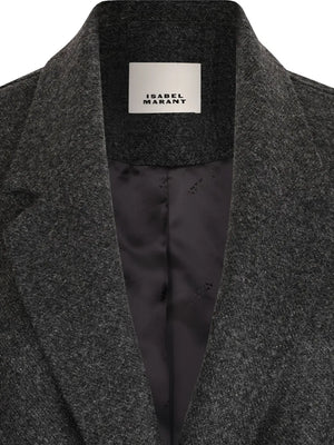 double-breasted wool coat