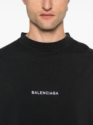 logo-embroidered sleeve-patch T-Shirt