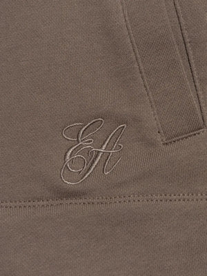 logo-embroidered zip-up Hoodie
