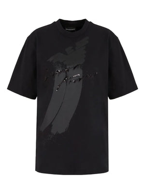 eagle-logo sequin-embellished T-Shirt