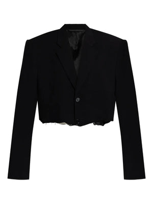 single-breasted notched lapels blazer