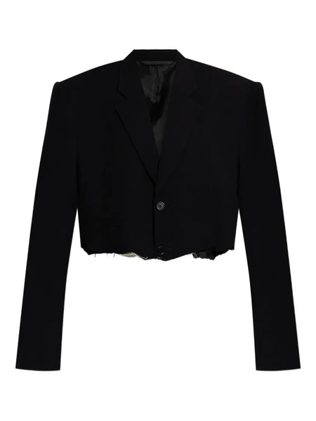 single-breasted notched lapels blazer