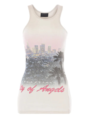 City Of Angels ribbed tank top
