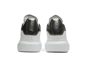 Alexander Mcqueen Oversized White Metallic