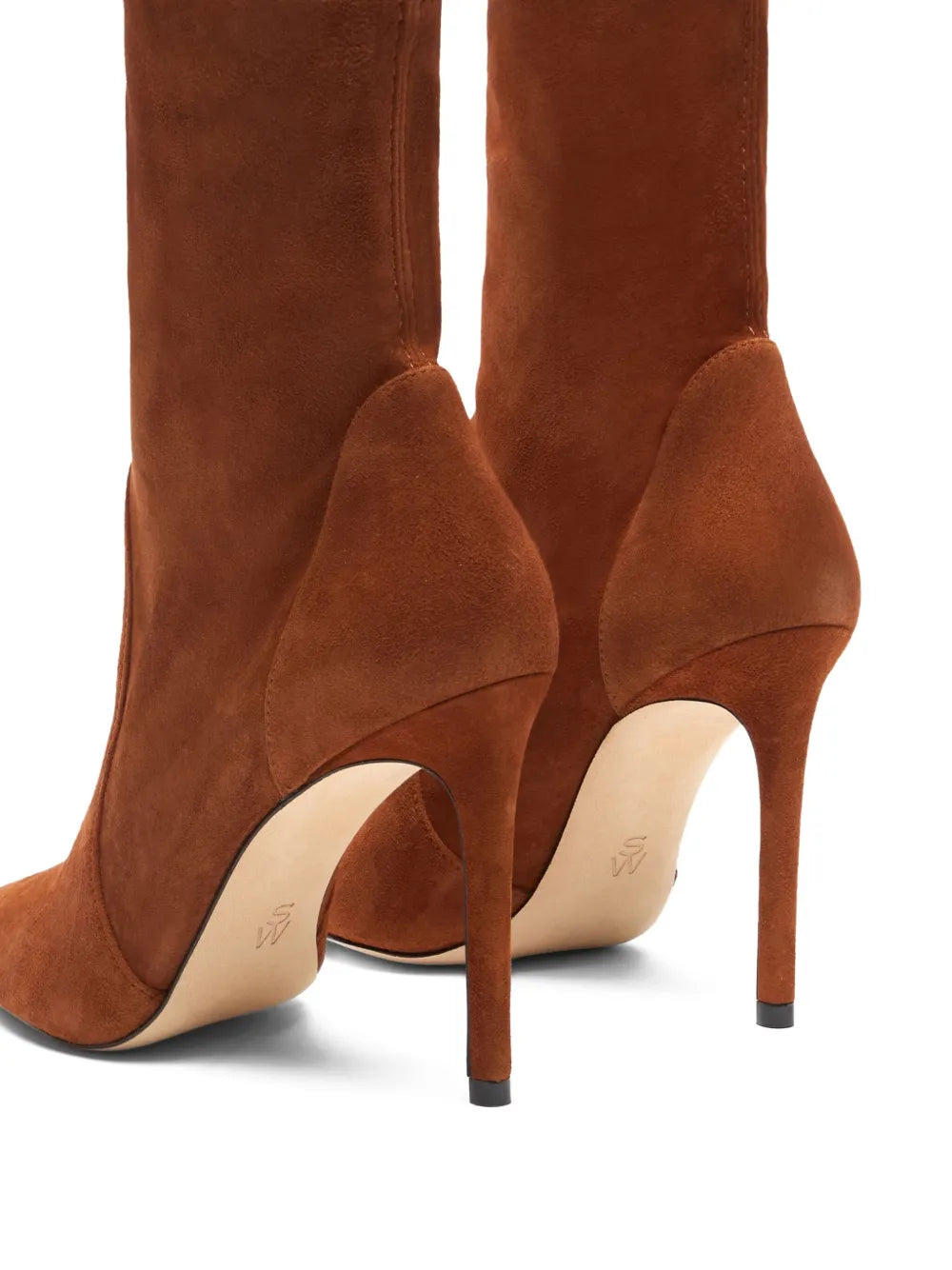 100MM pointed-toe sock boots