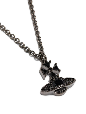 Orb rhinestone-embellished necklace