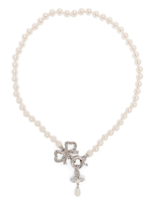 Rigoberta bow-detail necklace