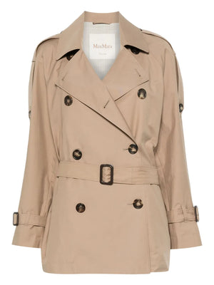 belted double-breasted coat