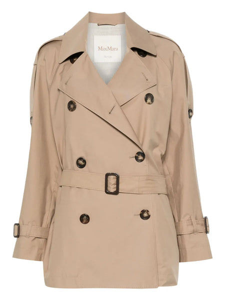 belted double-breasted coat