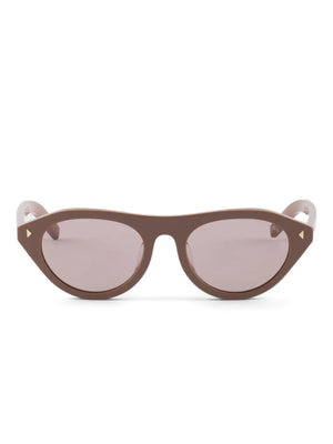 triangle-detail cat-eye sunglasses