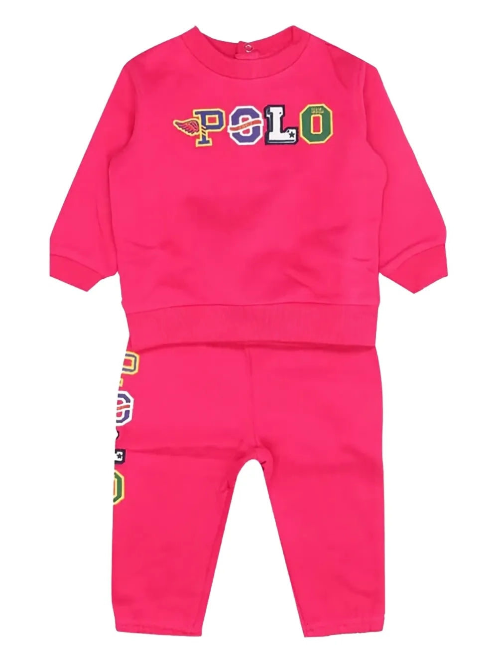 logo-applique tracksuit set
