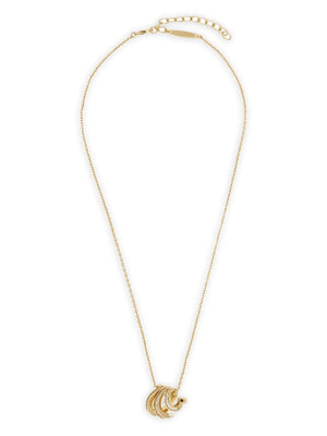 Triple Gancini crystal necklace