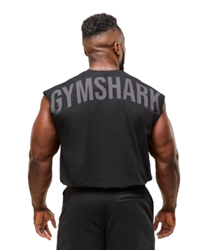 Gymshark Power Cut Off Tank Black