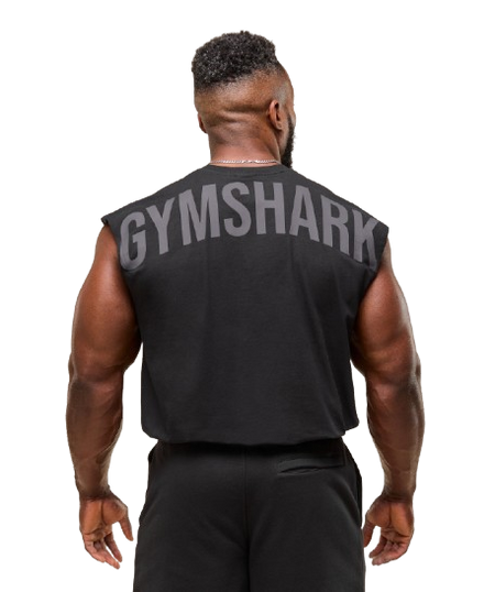 Gymshark Power Cut Off Tank Black