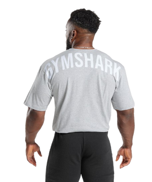 Gymshark Power T-Shirt - Light Grey Core Marl