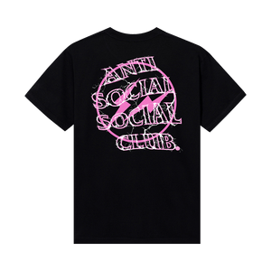 Anti Social Social Club x Fragment Pink Bolt T-Shirt
