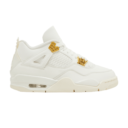 AIR JORDAN 4 RETRO Off WhiteMETALLIC GOLD-BLACK