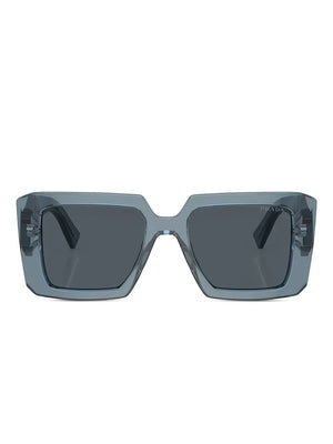 logo-embellished square-frame sunglasses