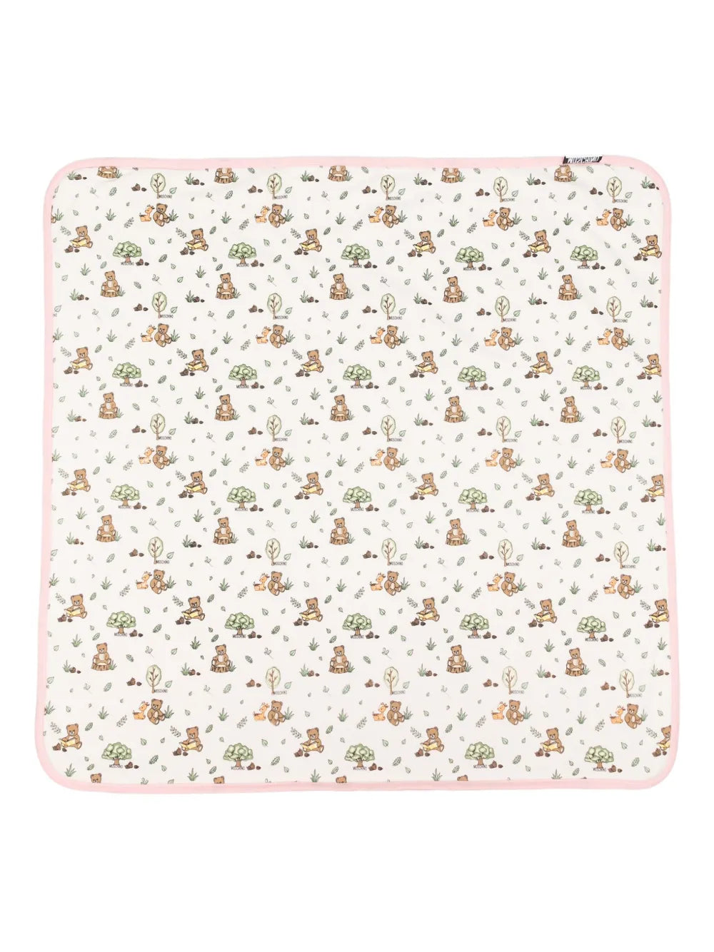teddy-print blanket