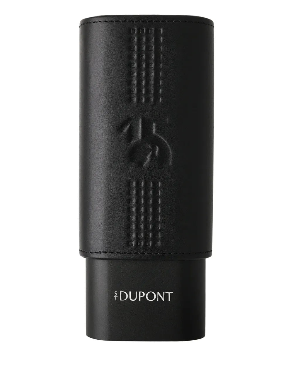 logo-debossed cigar case