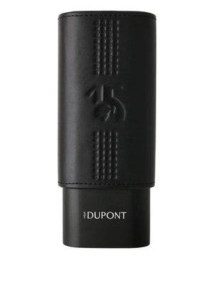 logo-debossed cigar case