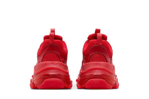 Balenciaga Triple S Sneaker Clear Sole - Red