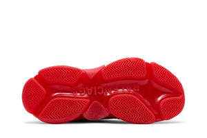Balenciaga Triple S Sneaker Clear Sole - Red