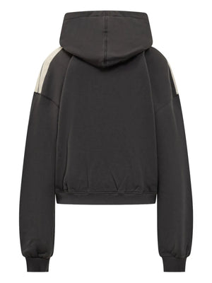 stripe-detail logo-print Hoodie