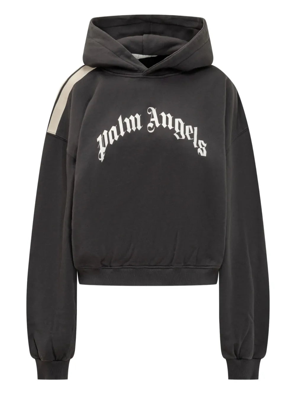 stripe-detail logo-print Hoodie