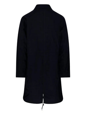 button-fastening Lens-detail coat