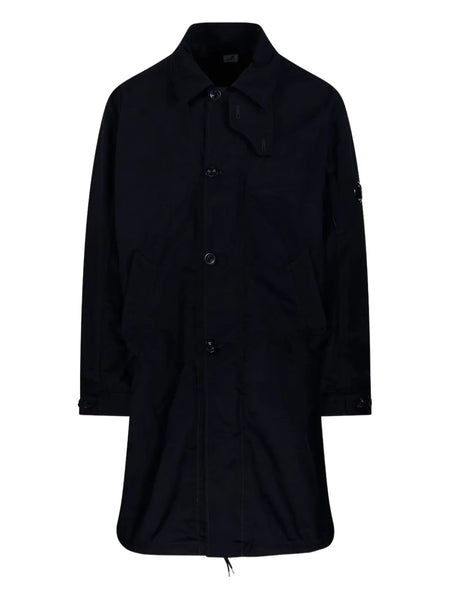 button-fastening Lens-detail coat