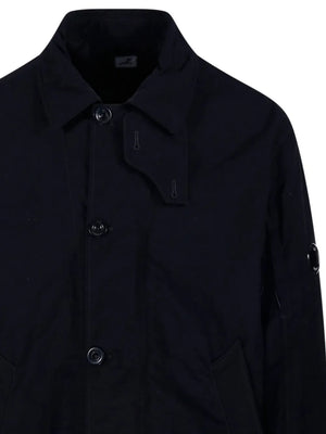 button-fastening Lens-detail coat