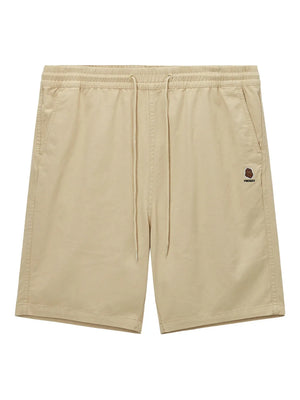 embroidered-logo shorts
